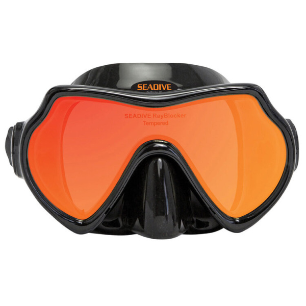 Маска Seadive Eagleye RayBlocker-HD (черный силикон; black)